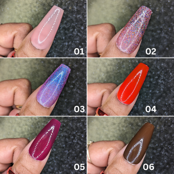 Valentine’s Day Pink and Red Single Color Sets *Choose Your Color* – Hand-painted Reusable Press-On Nail Extensions 10 pcs