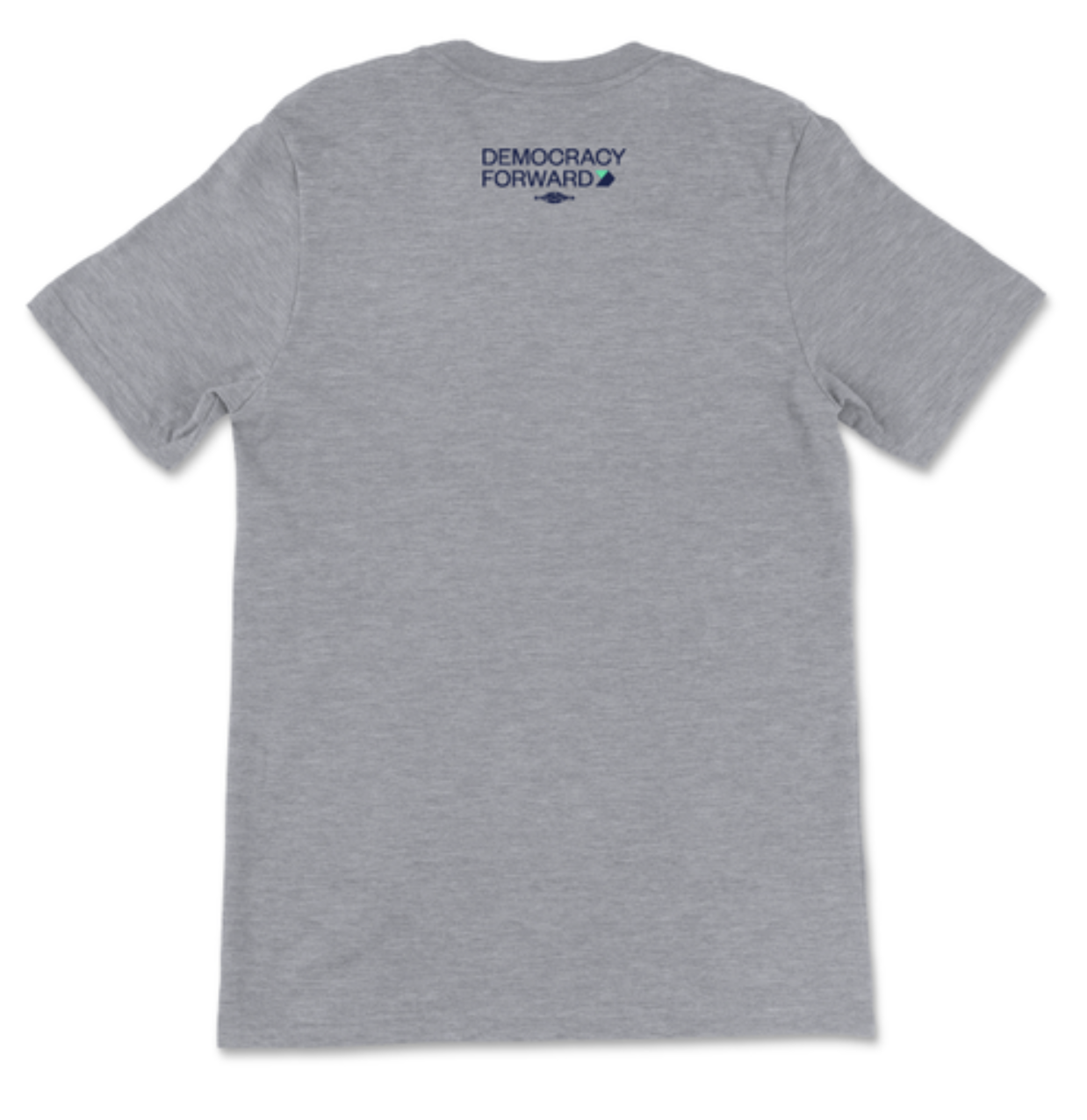 Democracy Forward "Democracy Is Not A Spectator Sport" Heather Grey Unisex Tee - Image 2