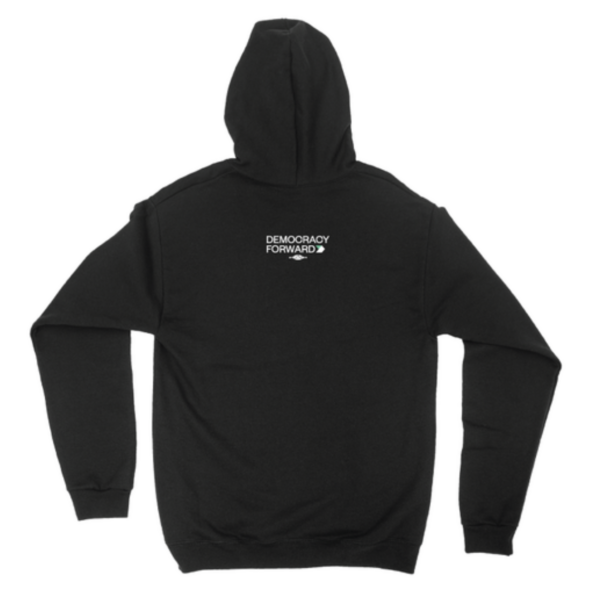 Democracy Forward “No Dictators, No Kings” Black Pullover Hoodie
