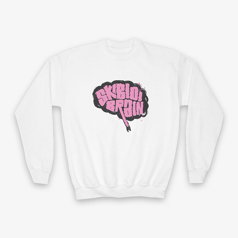 SKIBIDI BRAIN YOUTH CREWNECK SWEATSHIRT