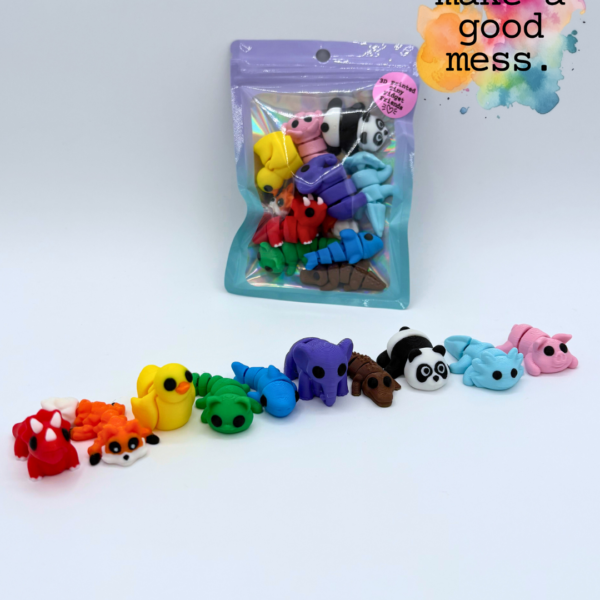 Rainbow Tiny Fidget Friends 10 Pack