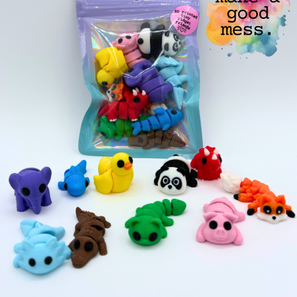 Rainbow Tiny Fidget Friends 10 Pack
