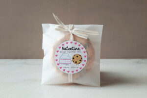 Milk and Cookie Valentine Labels - EDITABLE TEMPLATE