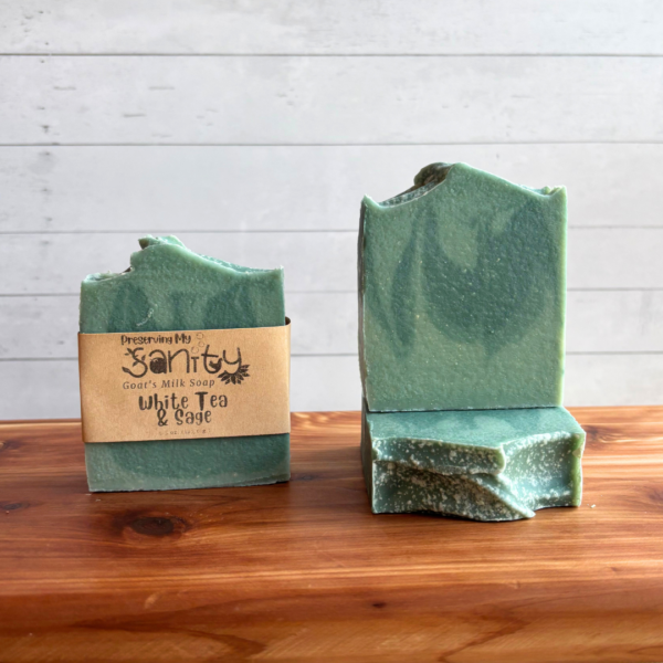 White Tea & Sage Goat MIlk Soap