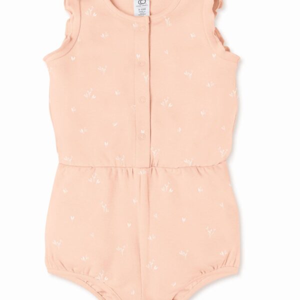 Organic Cotton Amelia Romper – Cora Floral Print