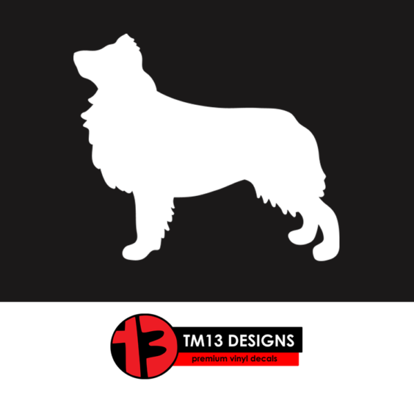 Australian Shepherd Silhouette Vinyl Decal