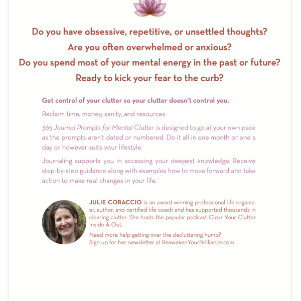 Clear Mental Clutter: 365 Journal Prompts to Calm Your Mind