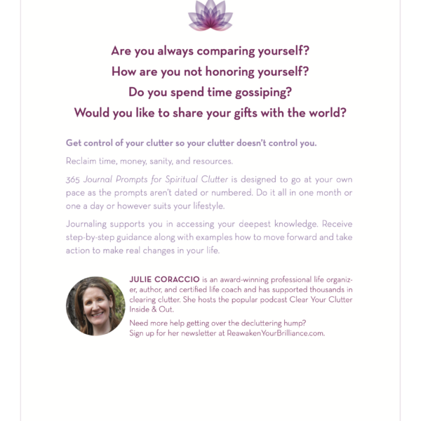 Spiritual Clarity Journal – Clear Spiritual Clutter & Deepen Your Inner Peace