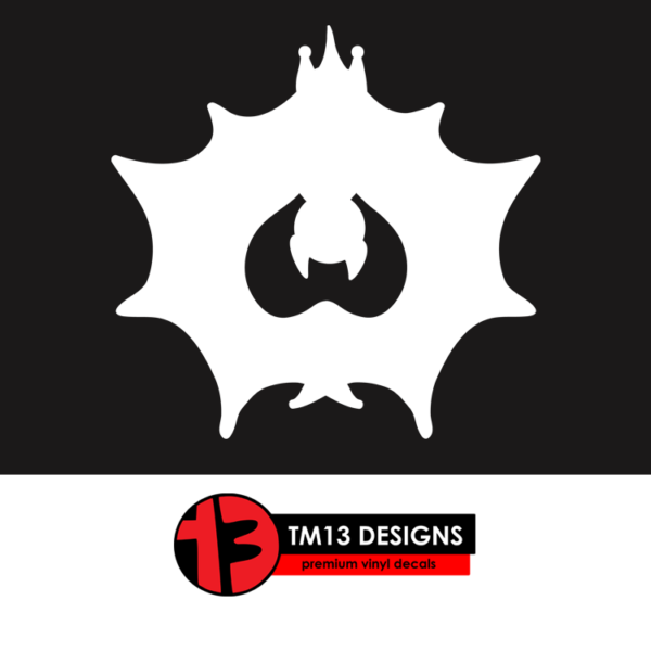 Bat Heart Vinyl Decal