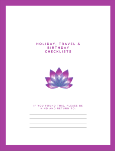 Checklist Planner Cover