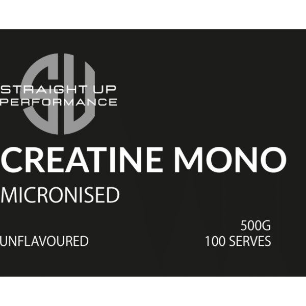 Straight Up Performance Micronized Creatine Monohydrate – 500 grams
