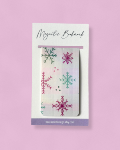 Wicked Snowflakes Magnetic Bookmark