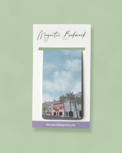 Rainbow Row Charleston Magnetic Bookmark