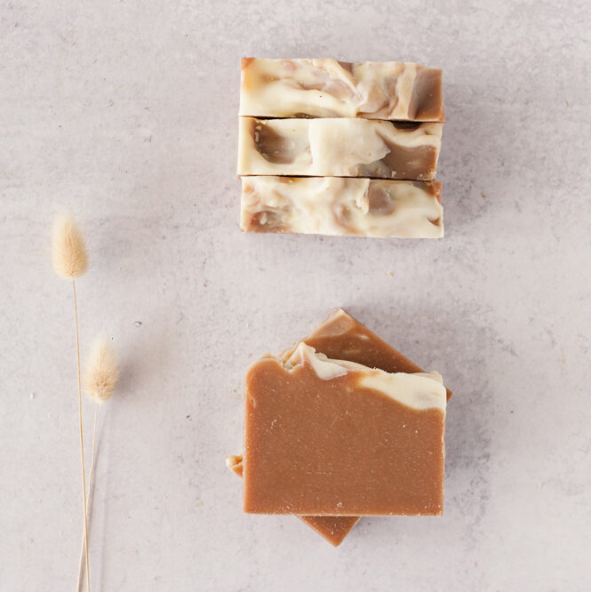 Cedar Citrus Handmade Beer Soap