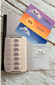 A Cloudy But Coping Writing Set