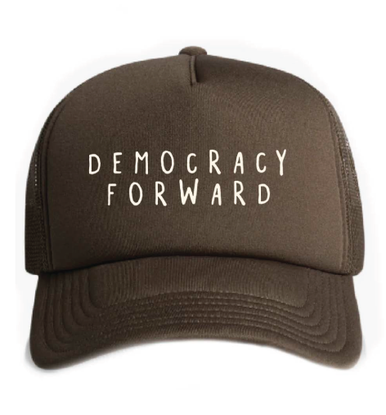 Democracy Forward + BS Records Embroidered Trucker Hat (Limited Edition)