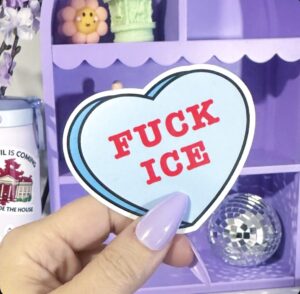 Fuck Ice Candy Heart Sticker