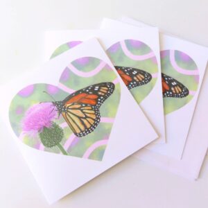 Monarch Butterfly Stationery Cards - 3 pack