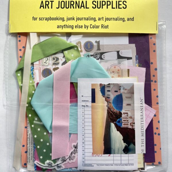 Art Journal and Junk Journal Supplies- Colorful