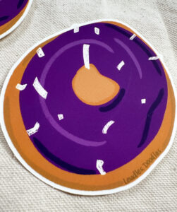 Purple Ube Cocout Donut (Matte)