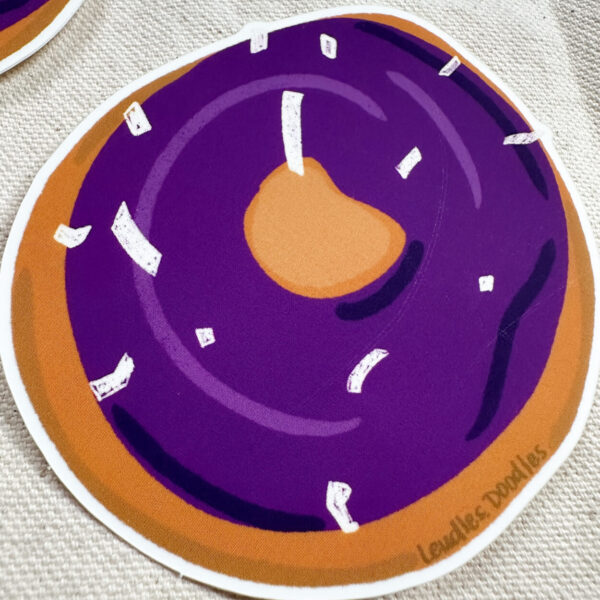 Purple Ube Cocout Donut (Matte)