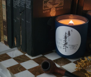 Sherlock's Study-Worn Leather & Antique Books