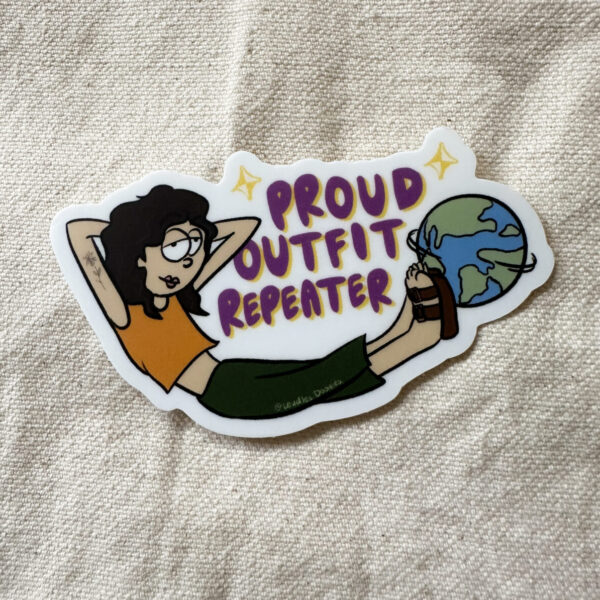 Proud Outfit Repeater Sticker (Matte)