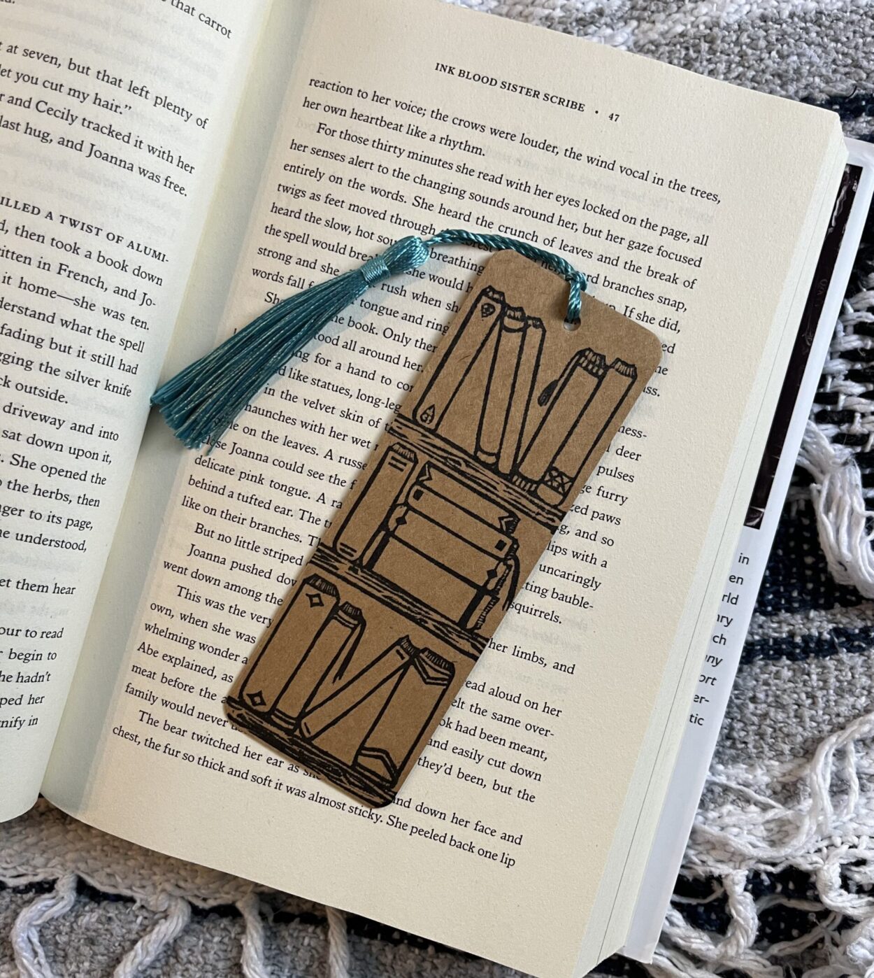 Fill-In Bookmark for The 14 Books Challenge (Bookshelves Version)