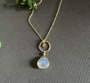 Moonstone Baby Drop Pendant