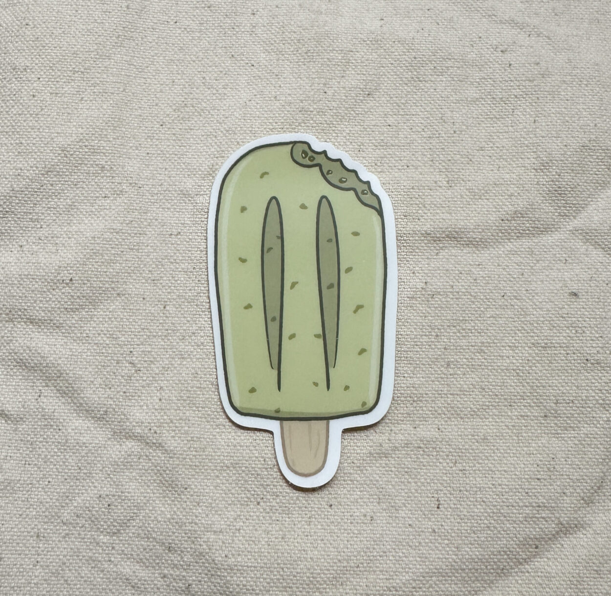 Mung Bean Popsicle Sticker (Matte)