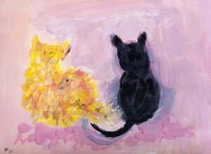 "Sweet Angels" Original Artwork Print