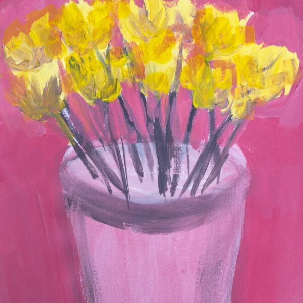 “I Wish You Roses” Original Artwork Print