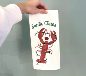 Santa Claws Kitchen Towel