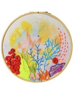 Original Hand Embroidery: Under the Sea