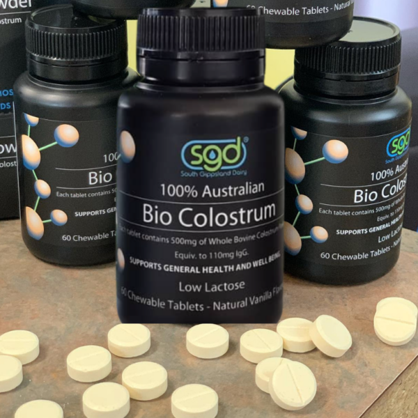 SGD Australian Bio Colostrum – 60 chewable tablets