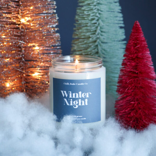 Winter Night Candle | Eucalyptus + Pine + Peppercorn + Cedar