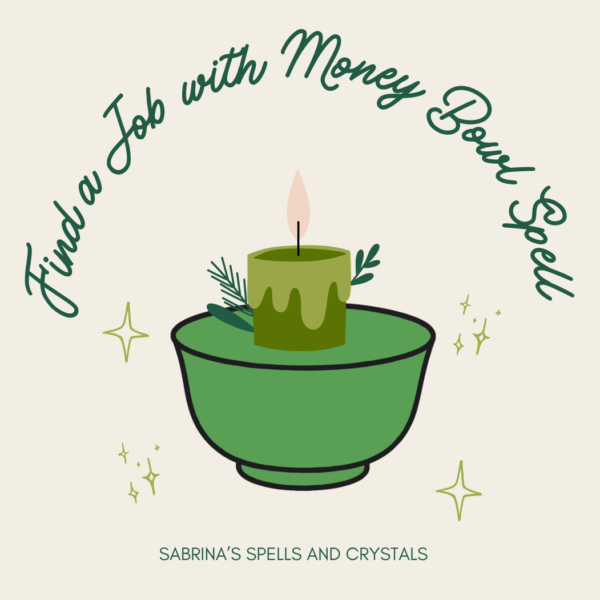 Find a Job with Money Bowl Spell Digital Dowload