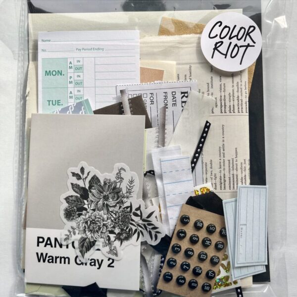 Art Journal and Junk Journal Supplies- Neutral