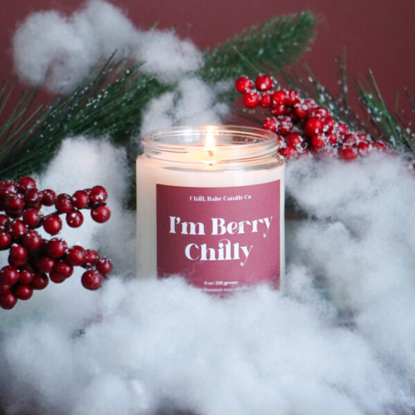 I’m Berry Chilly Candle | Cranberry + Black Currant + Pine