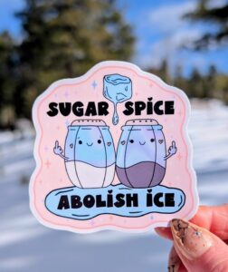 Sugar Spice Abolish Ice Vinyl Sticker