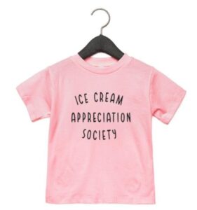Ice Cream Appreciation Society Baby/Toddler TShirt - PINK