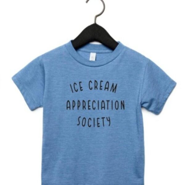 Ice Cream Appreciation Society Baby/Toddler TShirt – BLUE