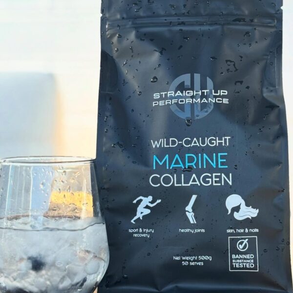 Straight Up Performance Wild Caught Marine Collagen Peptides – 500 grams