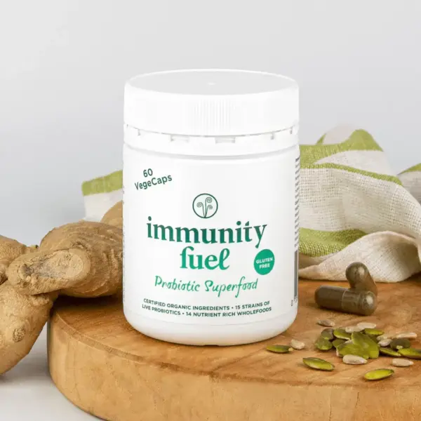 Immunity Fuel Probiotic Superfood – Gluten-Free Whole Food Probiotic Supplement With Prebiotics & Postbiotics