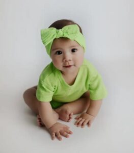 3 Piece Summer Waffle Set - LIME GREEN