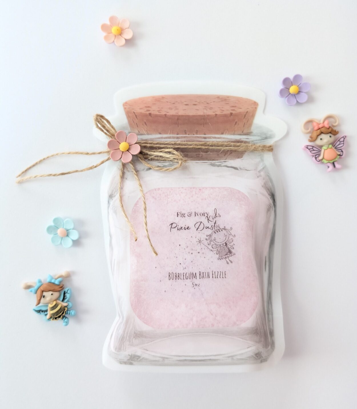 Pixie Dust-Bubblegum Bath Fizzle by Fig & Ivory Kids
