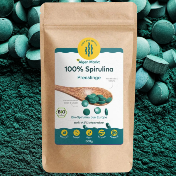 Algen Markt Organic Spirulina Tablets – 1000 ct