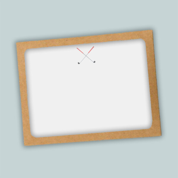 Golf Note Cards | Boxed Stationery | Set of 12