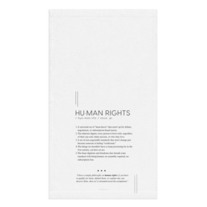 Kitchen Towel - HUMAN RIGHTS - Defined: Terms for Our Time