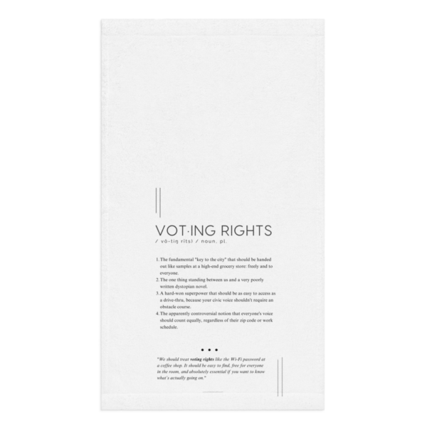 Kitchen Towel – Voting Rights – Defined: Terms for Our Time